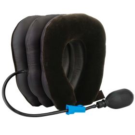 Inflatable Cervical Neck Traction Pillow Neck Shoulder Spine Alignment Pump- Hard Rock Health