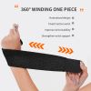 Unisex sports wristband joint cover fitness basketball tactical crawling equipment pressurized open black protective gear