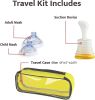 LifeVac Yellow Travel Kit - Portable Suction Rescue Device, First Aid Kit For Kids And Adults, Portable Airway Suction Device For Children And Adults