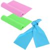 Yoga Resistance Band 3 Sets Non-Toxic Skin-Friendly 3 Tension Elastic Exercise Band Strength Training Physical Therapy Pilates Recovery Rehab