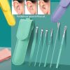 6Pcs Ear Pick Earwax Removal Kit Earpick Ear Curette Ear Wax Spoon Remover Cleaning Tool